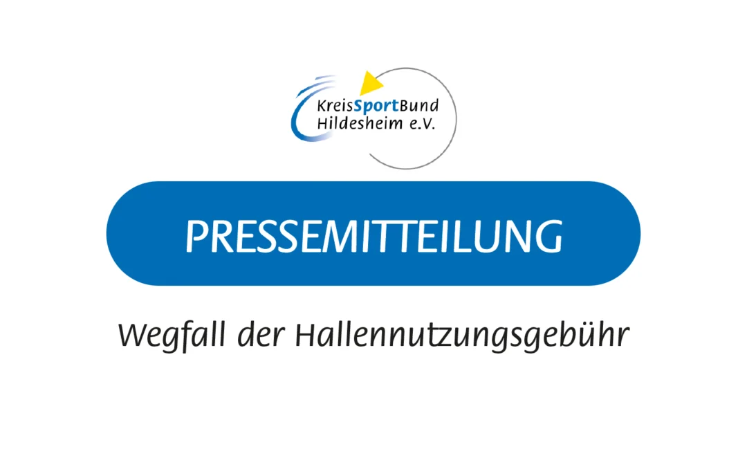 Pressemitteilung: Wegfall der Hallennutzungsgebühr