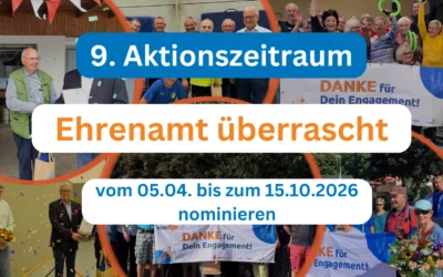 Ehrenamt überrascht geht in die nächste Runde!