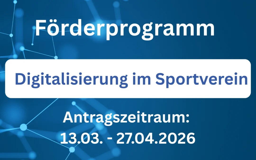 Förderprogramm „Digitalisierung im Sportverein“