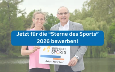 Jetzt für die „Sterne des Sports“ 2026 bewerben
