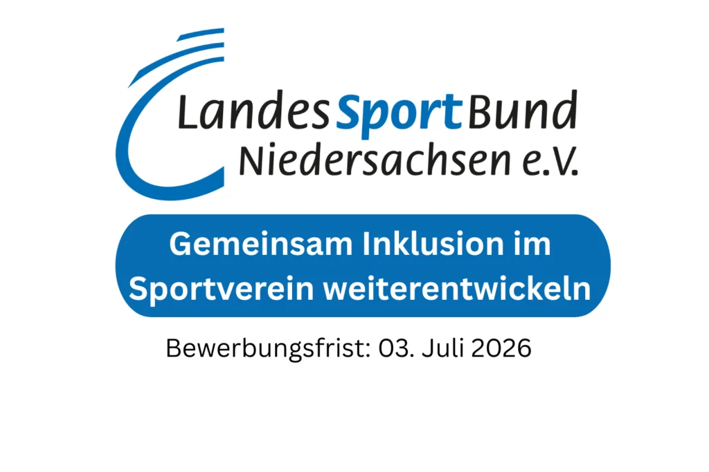 Titelbild zum Förderprogramm "Gemeinsam Inklusion im Sportverein weiterentwickeln"