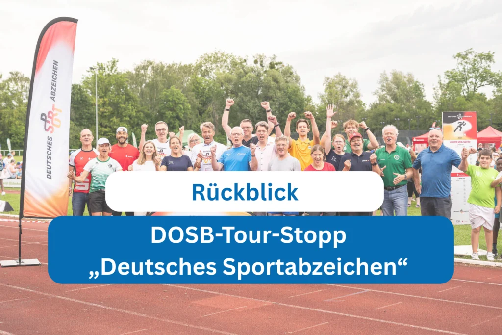 Titelbild zum Rückblick auf den DOSB Sportabzeichen Tour-Stopp.