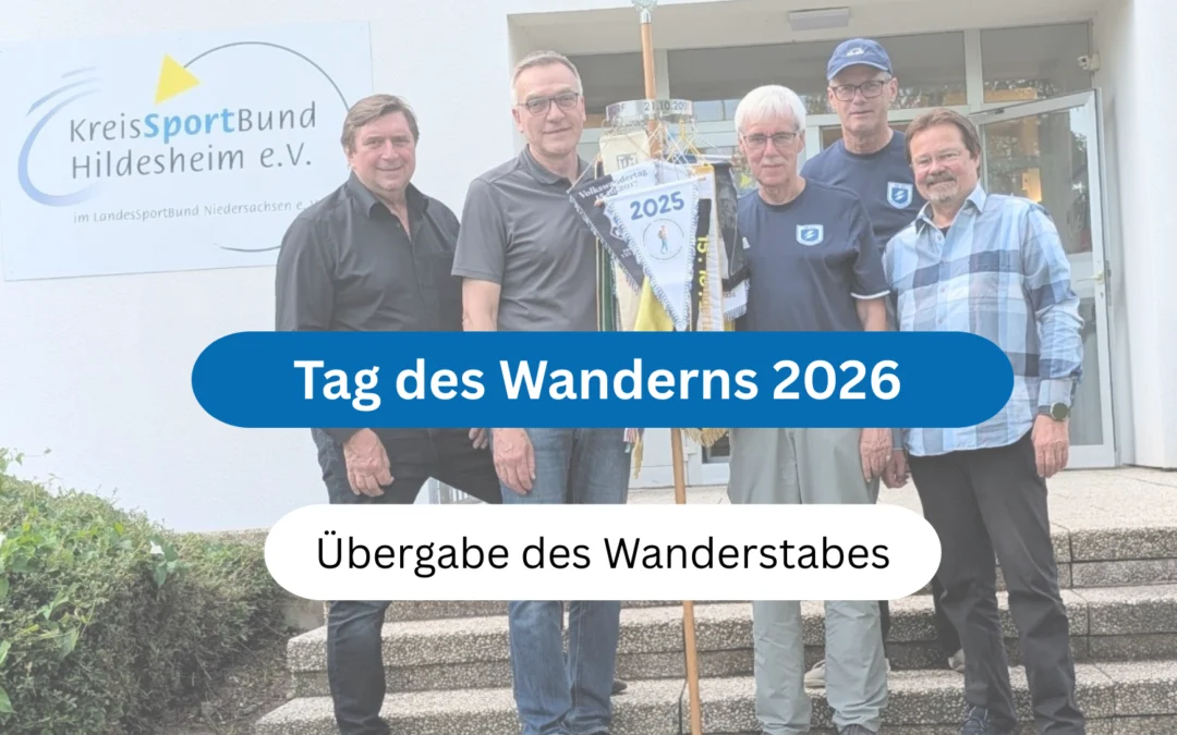 Tag des Wanderns – Übergabe des Wanderstabes
