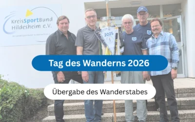Tag des Wanderns – Übergabe des Wanderstabes