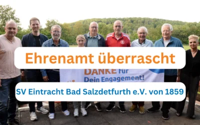 Ehrenamt überrascht beim SV Eintracht Bad Salzdetfurth