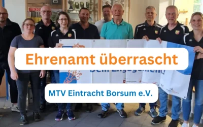 Ehrenamt überrascht beim MTV Eintracht Borsum