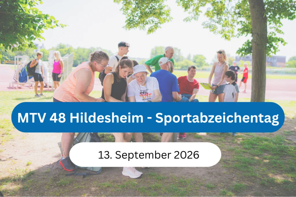 Titelbild: Sportabzeichentag beim MTV 48 Hildesheim
