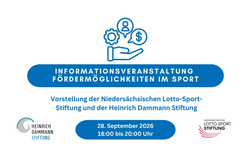 Titelbild: Informationsveranstaltung zu Fördermöglichkeiten im Sport.
