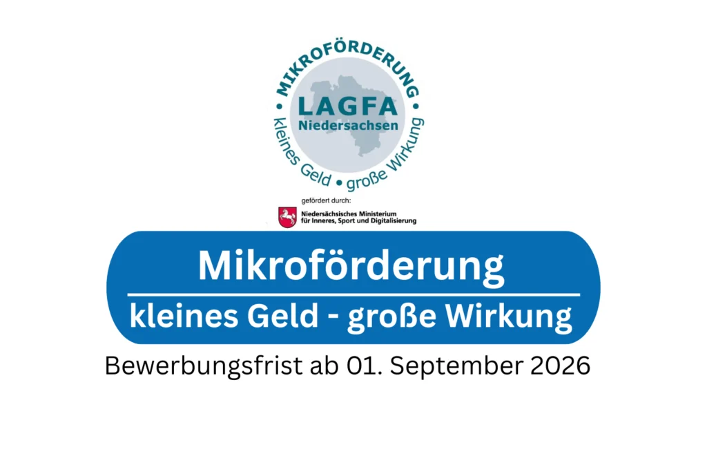 Titelbild zur Mikroförderung der LAGAF Niedersachsen