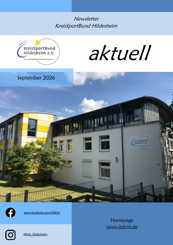 Newsletter des KSB Hildesheim aus August 2026