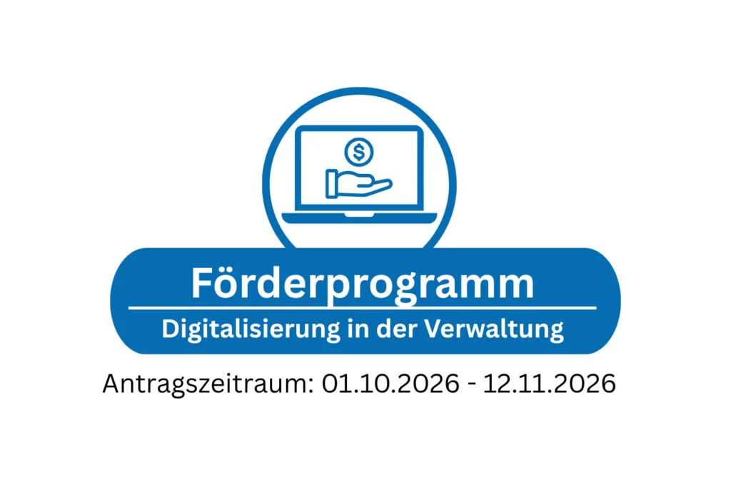 Teaser: Förderprogramm - Digitalisierung der Verwaltung