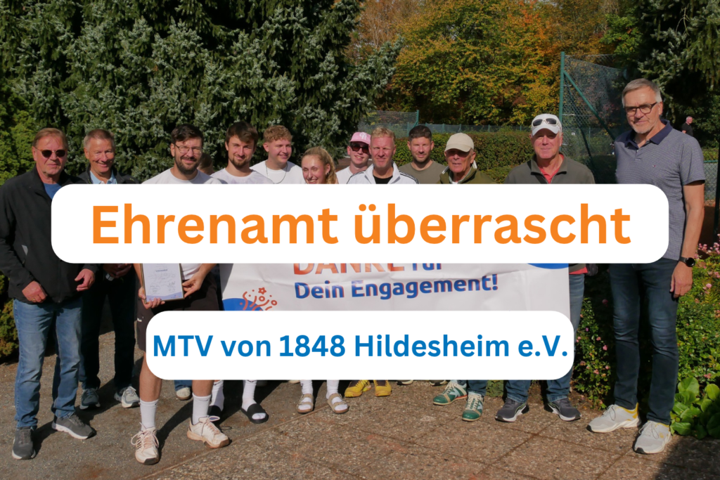 Teaser: Ehrenamt überrascht beim MTV 48 Hildesheim.