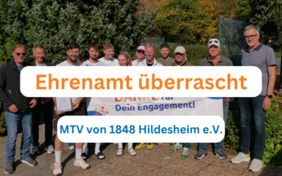 Ehrenamt überrascht beim MTV 48 Hildesheim